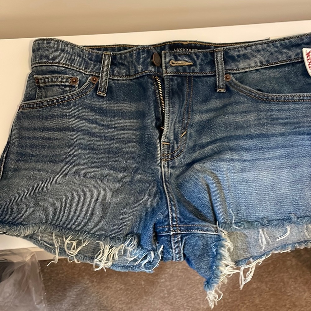 Lucky Brand Women's Blue Denim Jean Shorts